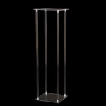 Clear Acrylic Plinth 100cmx29cmx29cm - Buy now from Celebration Warehouse