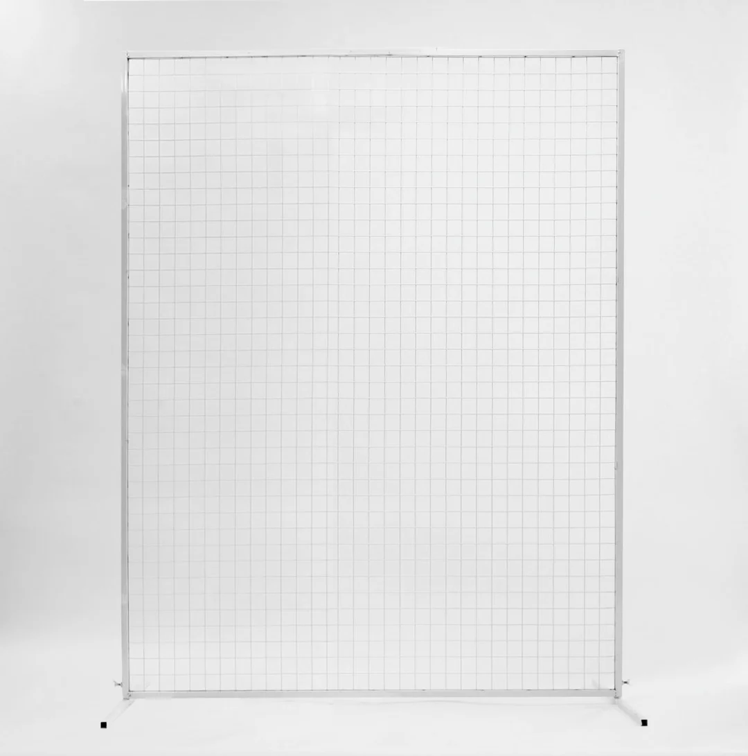 Box Hedge Greenery Wall + White Mesh Frame - (2m x 1.8m) - Buy now from Celebration Warehouse