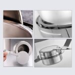 SOGA 6.5L Stainless Steel Round Soup Tureen Bowl Station Roll Top Buffet Chafing Dish Catering Chafer Food Warmer Server - Buy now from Celebration Warehouse
