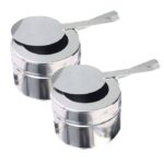 SOGA 6.5L Stainless Steel Double Soup Tureen Bowl Station Roll Top Buffet Chafing Dish Catering Chafer Food Warmer Server - Buy now from Celebration Warehouse