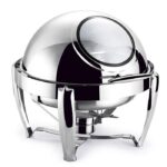 SOGA 6.5L Stainless Steel Round Soup Tureen Bowl Station Roll Top Buffet Chafing Dish Catering Chafer Food Warmer Server - Buy now from Celebration Warehouse