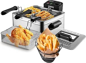 Electric Deep Fryer with Lid - Buy now from Celebration Warehouse