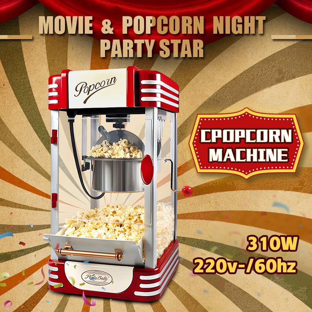 Popcorn Popper Fully Automatic Professional Popcorn Machine - Buy now from Celebration Warehouse