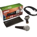 Shure Microphone PGA48 XLR Dynamic Mic - Buy now from Celebration Warehouse
