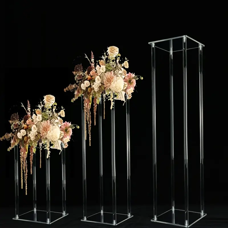 Clear Acrylic Plinth 100cmx29cmx29cm - Buy now from Celebration Warehouse