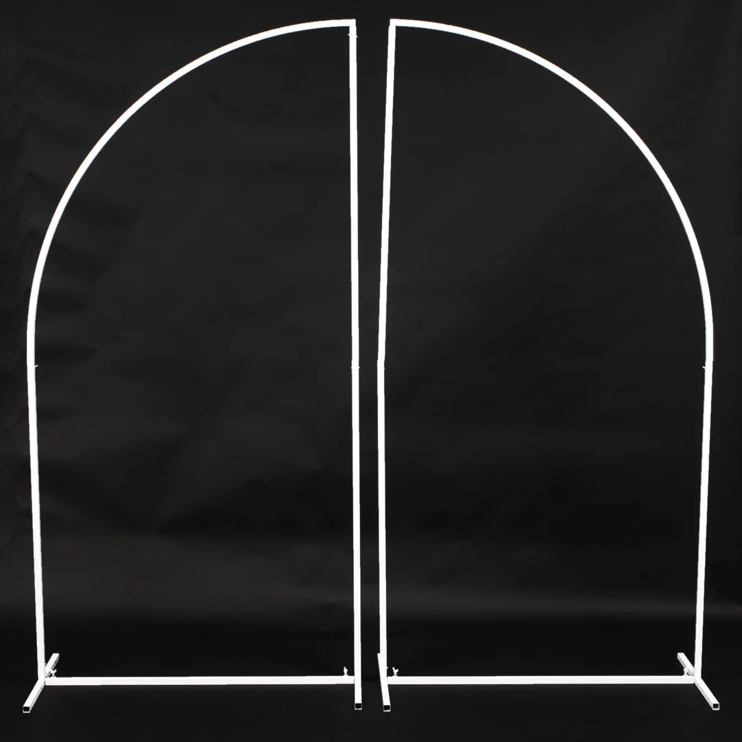 Adjoining 2 Piece Stand Arch / Flower Frame - White - Buy now from Celebration Warehouse
