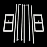 Square Stand Arch Decoration Frame - White - Buy now from Celebration Warehouse