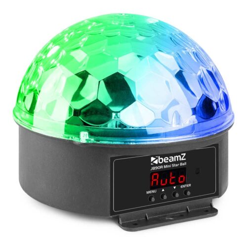 Beamz JB90R Mini Star Jelly Ball DMX LED 9 Colours - Buy now from Celebration Warehouse