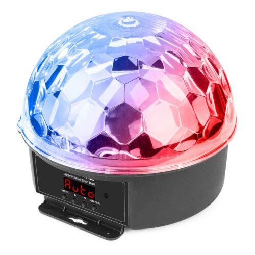 Beamz JB90R Mini Star Jelly Ball DMX LED 9 Colours - Buy now from Celebration Warehouse