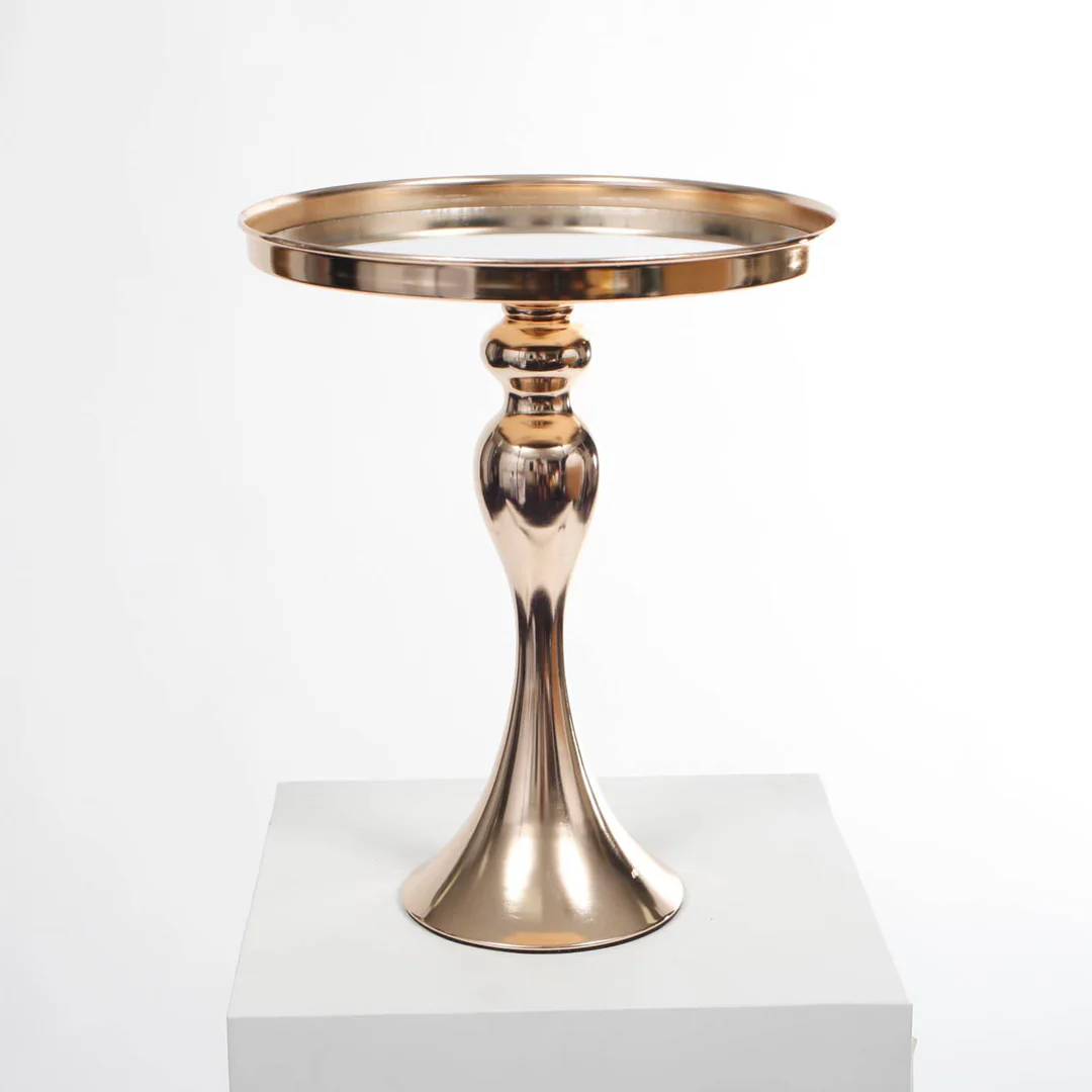 Gold Cake Stand - 25cm wide, 31cm tall - Buy now from Celebration Warehouse