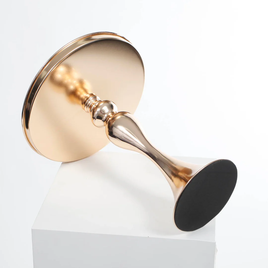 Gold Cake Stand - 25cm wide, 31cm tall - Buy now from Celebration Warehouse