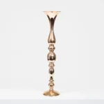 Gold Candlestick Pedestal Candelabra and Centrepiece Vase - (58cm Tall) - Buy now from Celebration Warehouse