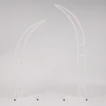 Crescent Arch 2 Piece Flower Frame Package - White - Buy now from Celebration Warehouse