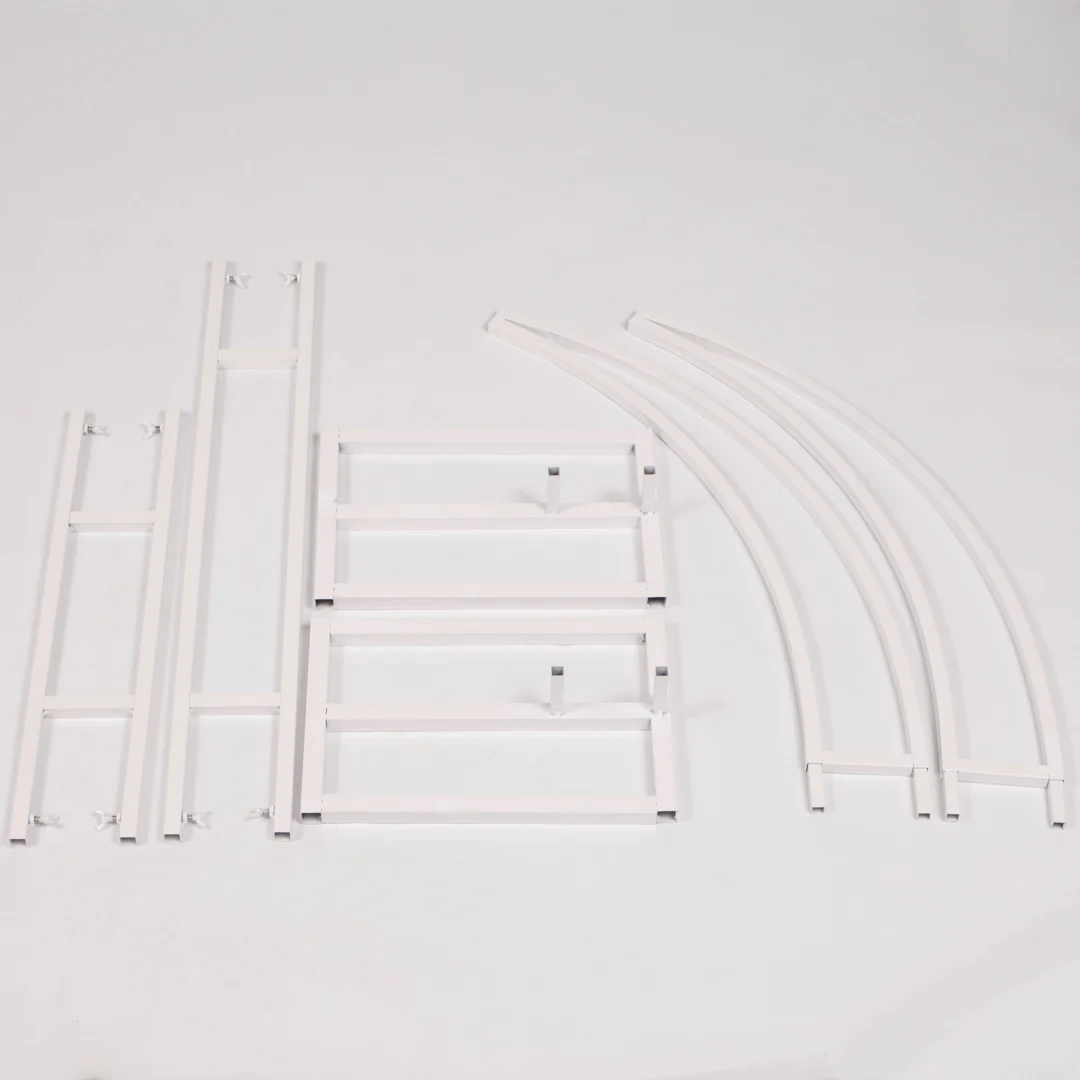 Crescent Arch 2 Piece Flower Frame Package - White - Buy now from Celebration Warehouse