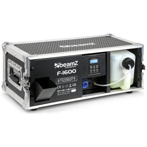 Beamz F1600 Pro Faze Machine with Flightcase - Buy now from Celebration Warehouse