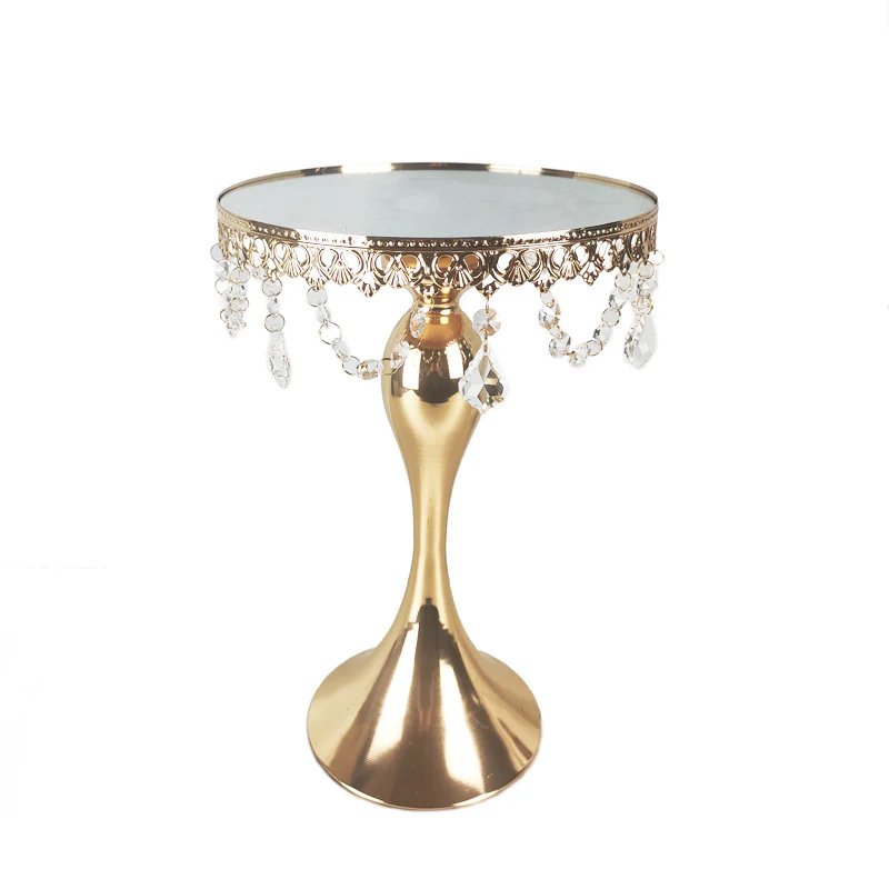 Rose Gold Cake Stands Vintage Beads 3 Piece Set - Buy now from Celebration Warehouse