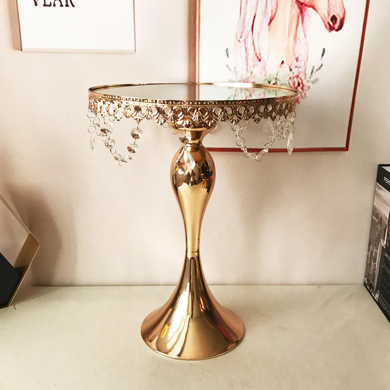 Rose Gold Cake Stands Vintage Beads 3 Piece Set - Buy now from Celebration Warehouse