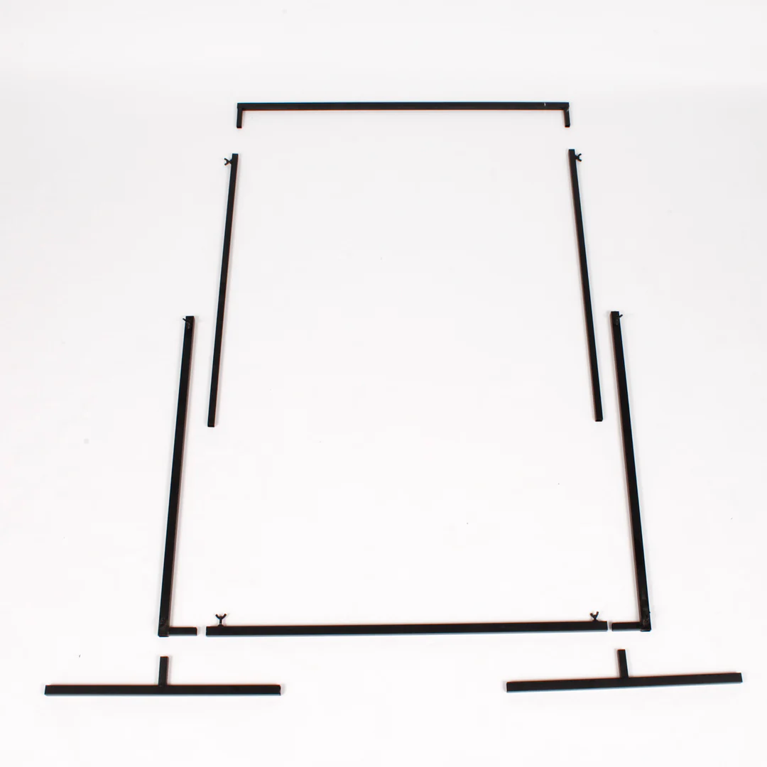 Height Adjustable Freestanding Stand Frame - Black - Buy now from Celebration Warehouse