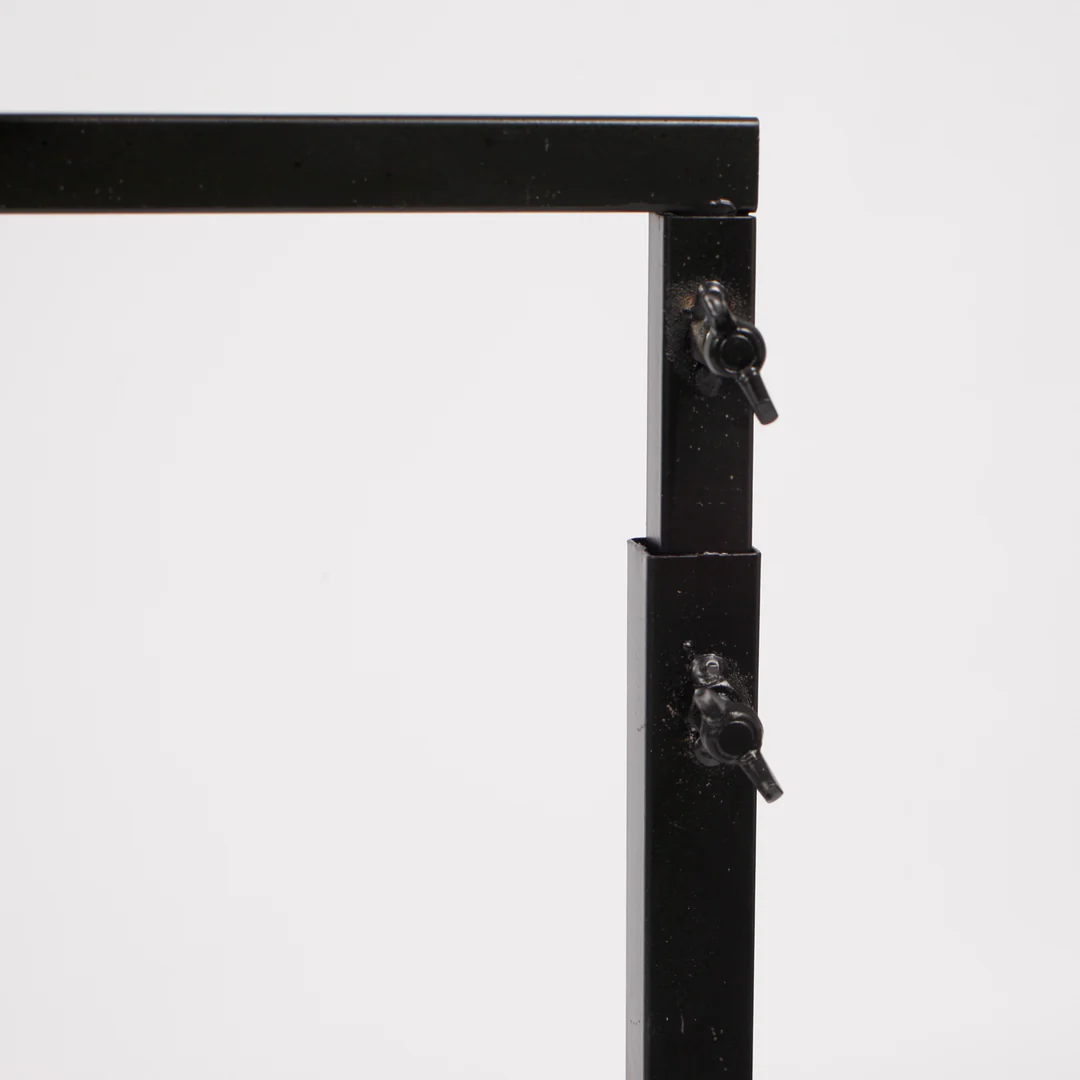 Height Adjustable Freestanding Stand Frame - Black - Buy now from Celebration Warehouse