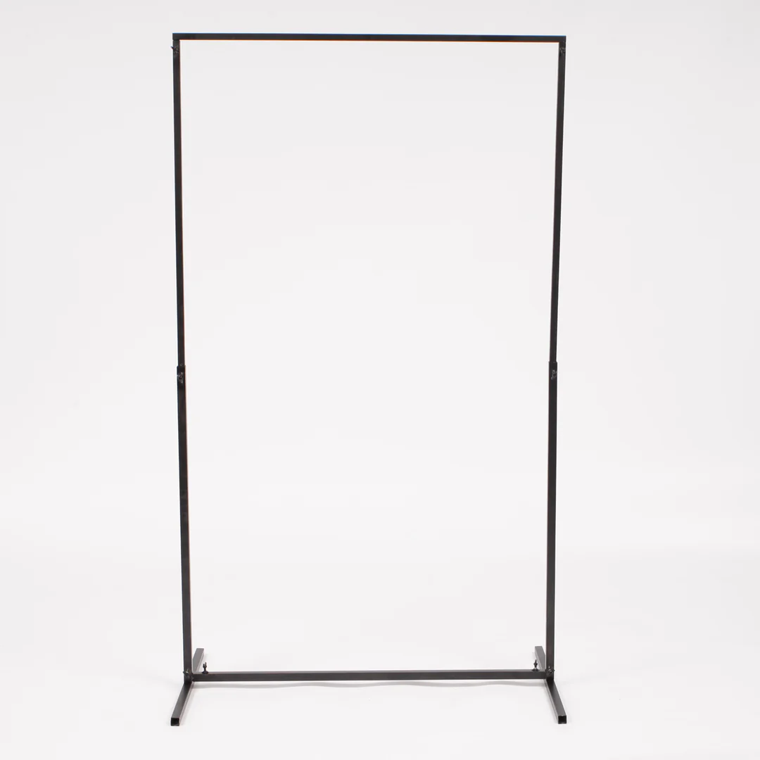 Height Adjustable Freestanding Stand Frame - Black - Buy now from Celebration Warehouse