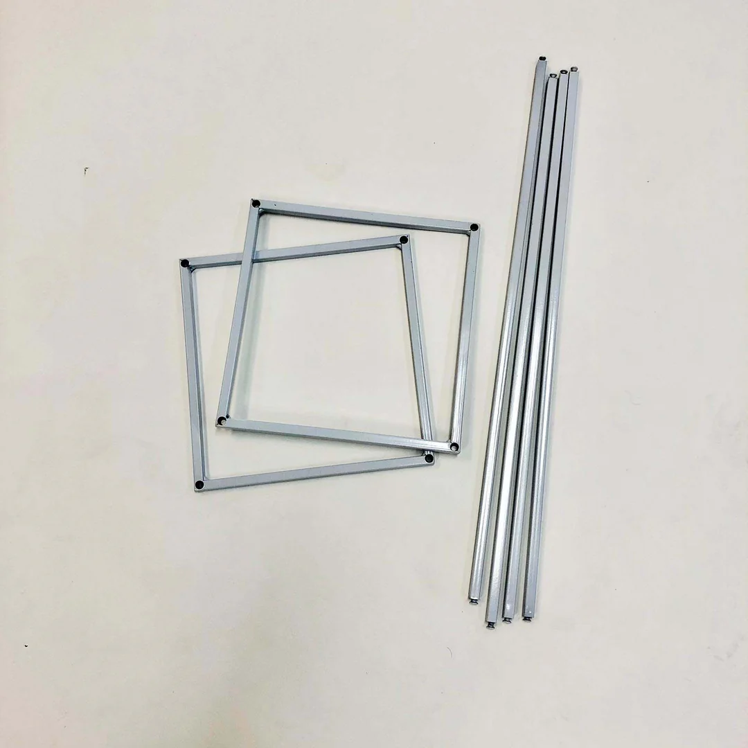 White Iron Flower Stand Centrepiece 60cmx25cmx25cm - Buy now from Celebration Warehouse