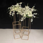 Gold Iron Flower Stand Centrepiece 100cmx31cmx31cm - Buy now from Celebration Warehouse