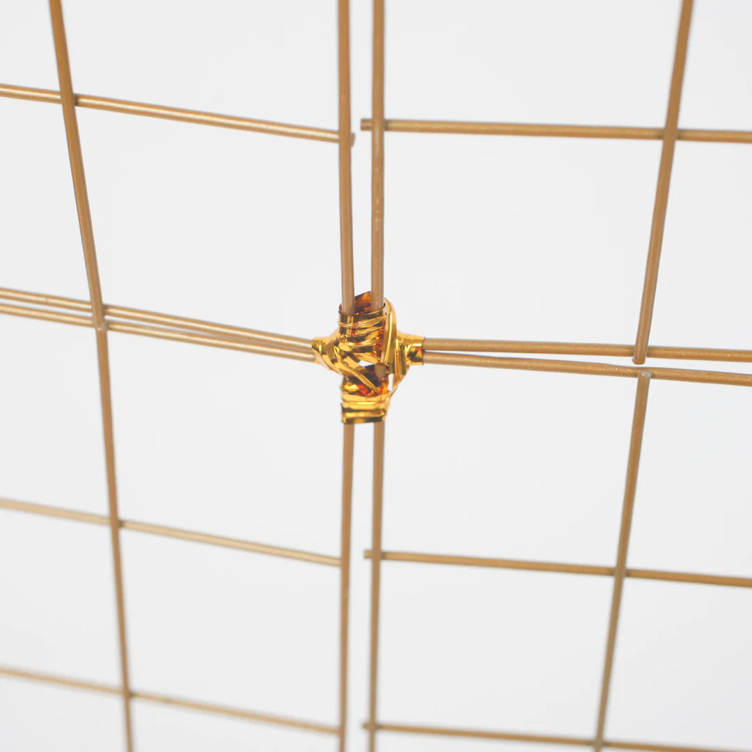 Flower Wall Mesh Stand Frame - Square Edge - GOLD - Buy now from Celebration Warehouse