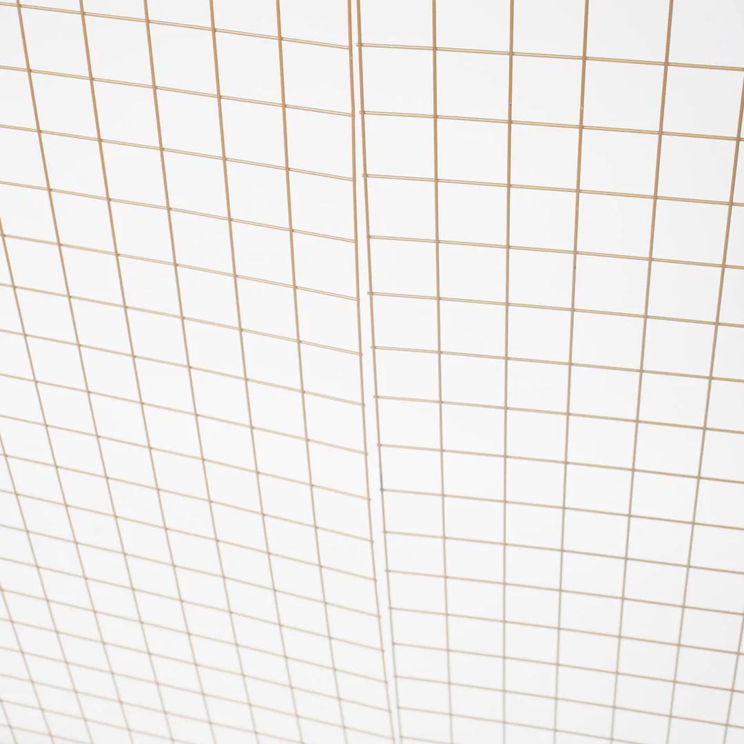 Flower Wall Mesh Stand Frame - Square Edge - GOLD - Buy now from Celebration Warehouse