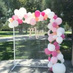 Flower Wall Mesh Stand Frame - Square Edge - GOLD - Buy now from Celebration Warehouse