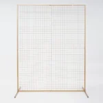 Flower Wall Mesh Stand Frame - Square Edge - GOLD - Buy now from Celebration Warehouse