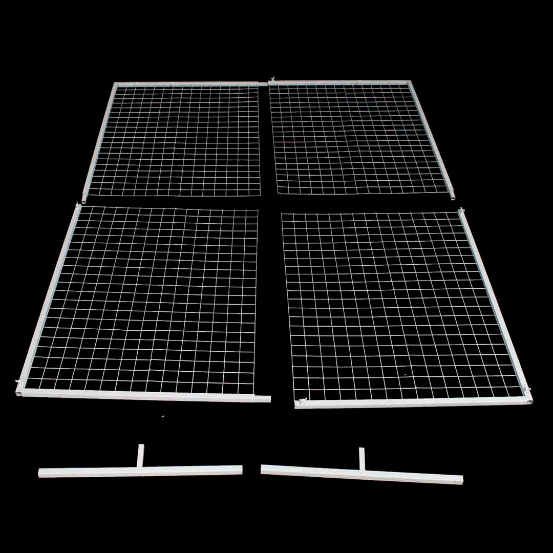Box Hedge Greenery Wall + White Mesh Frame - (2m x 1.8m) - Buy now from Celebration Warehouse