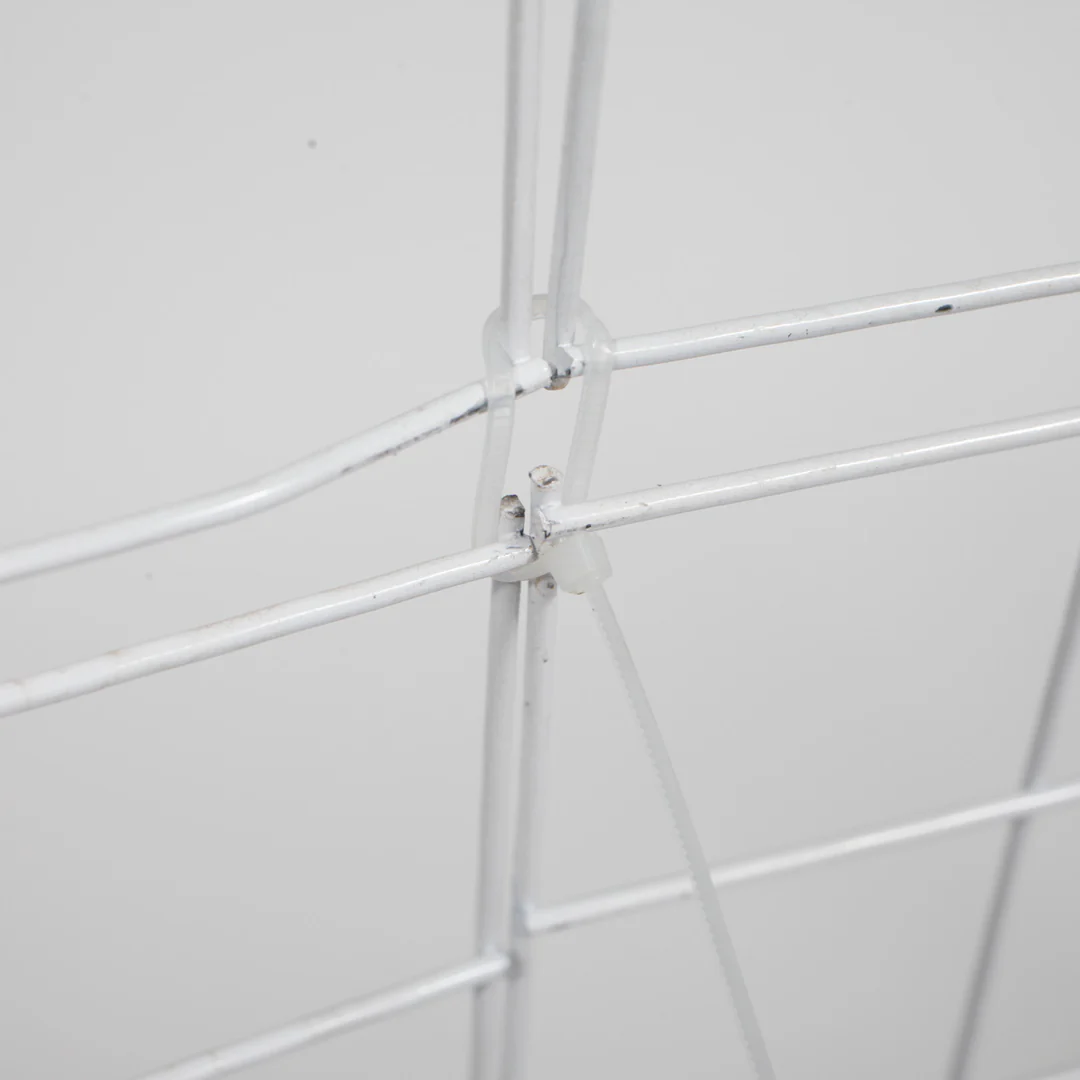 Flower Wall Mesh Stand Frame - Square Edge - WHITE - Buy now from Celebration Warehouse