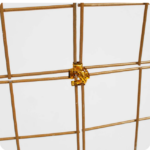 Gold Round Hoop with Arch Mesh Backdrop - Buy now from Celebration Warehouse