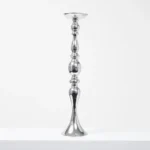 Silver Candlestick Pedestal Candelabra and Centrepiece Vase - 58cm Tall - Buy now from Celebration Warehouse
