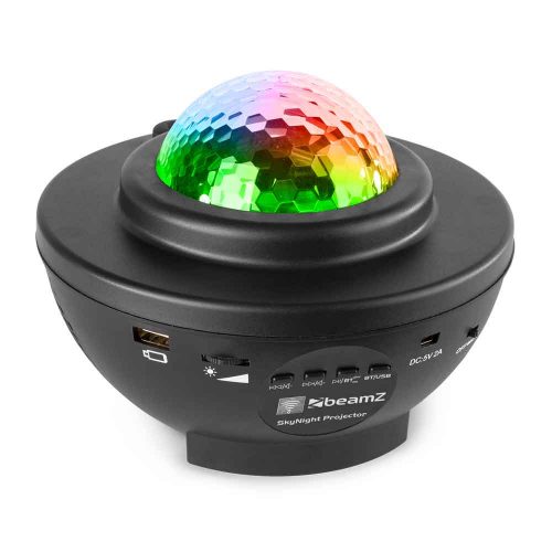 Beamz SkyNight Galaxy Projector BT IRC 2x 3W RGBW LEDs - Buy now from Celebration Warehouse