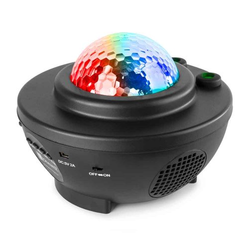 Beamz SkyNight Galaxy Projector BT IRC 2x 3W RGBW LEDs - Buy now from Celebration Warehouse