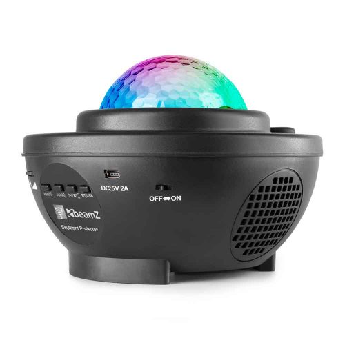 Beamz SkyNight Galaxy Projector BT IRC 2x 3W RGBW LEDs - Buy now from Celebration Warehouse