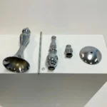 Silver Candlestick Pedestal Candelabra and Centrepiece Vase - 58cm Tall - Buy now from Celebration Warehouse