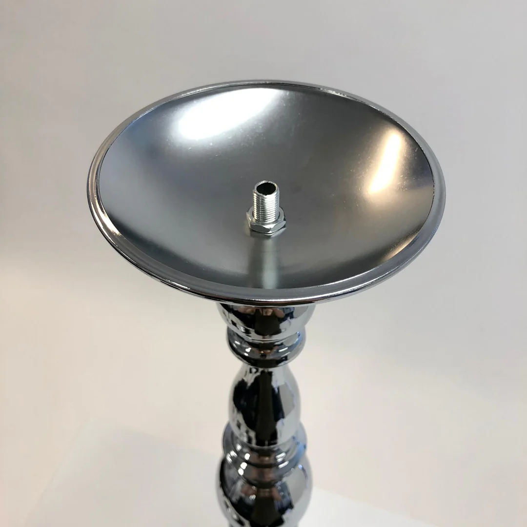 Silver Candlestick Pedestal Candelabra and Centrepiece Vase - 58cm Tall - Buy now from Celebration Warehouse