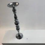 Silver Candlestick Pedestal Candelabra and Centrepiece Vase - 58cm Tall - Buy now from Celebration Warehouse