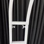 Crescent Arch 2 Piece Flower Frame Package - White - Buy now from Celebration Warehouse