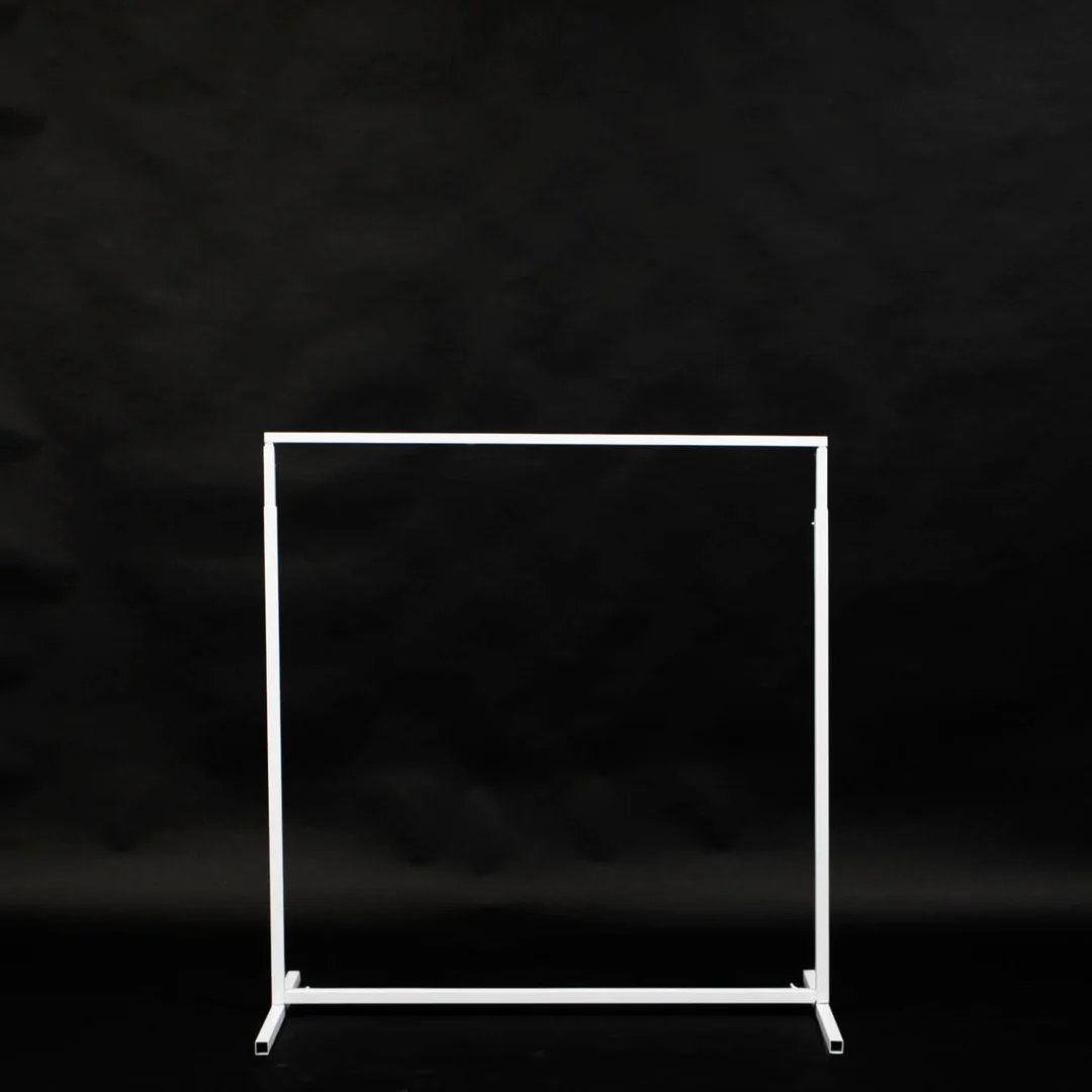Height Adjustable Freestanding Stand Frame - White - Buy now from Celebration Warehouse
