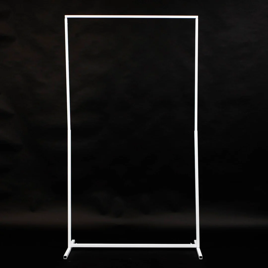 Height Adjustable Freestanding Stand Frame - White - Buy now from Celebration Warehouse