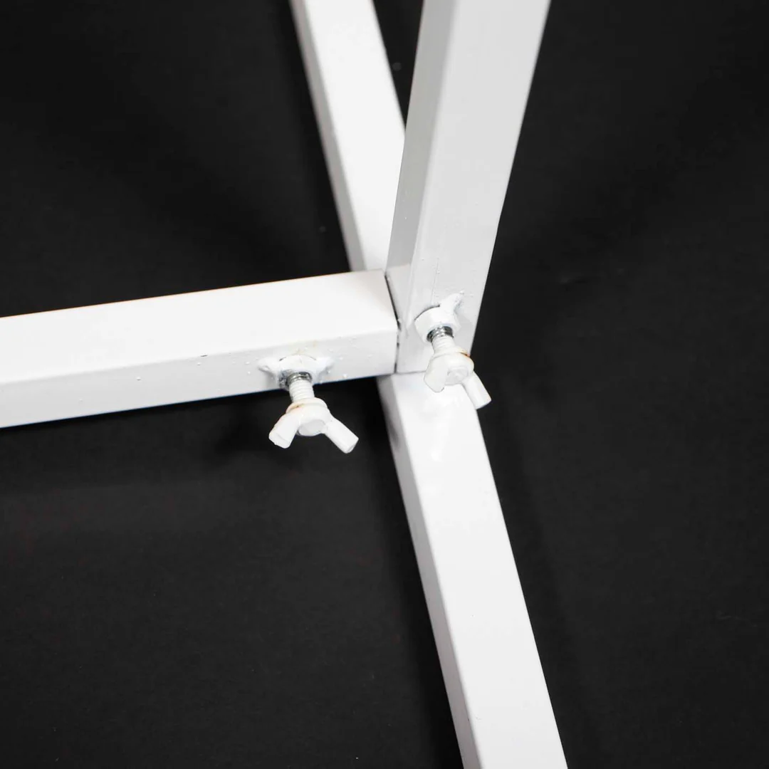 Height Adjustable Freestanding Stand Frame - White - Buy now from Celebration Warehouse