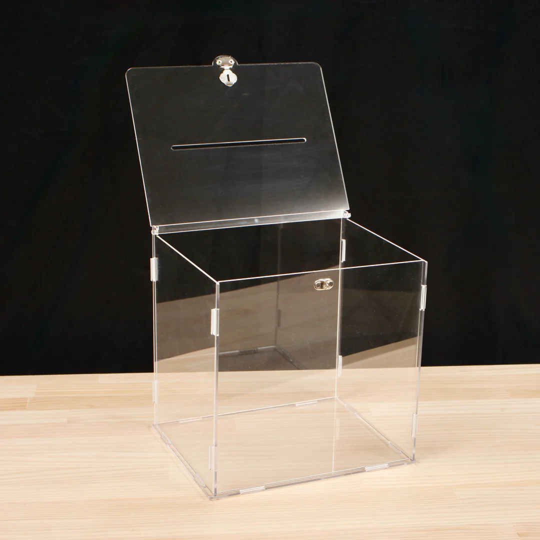 Wishing Well Wedding Card Box - Clear Acrylic - Buy now from Celebration Warehouse