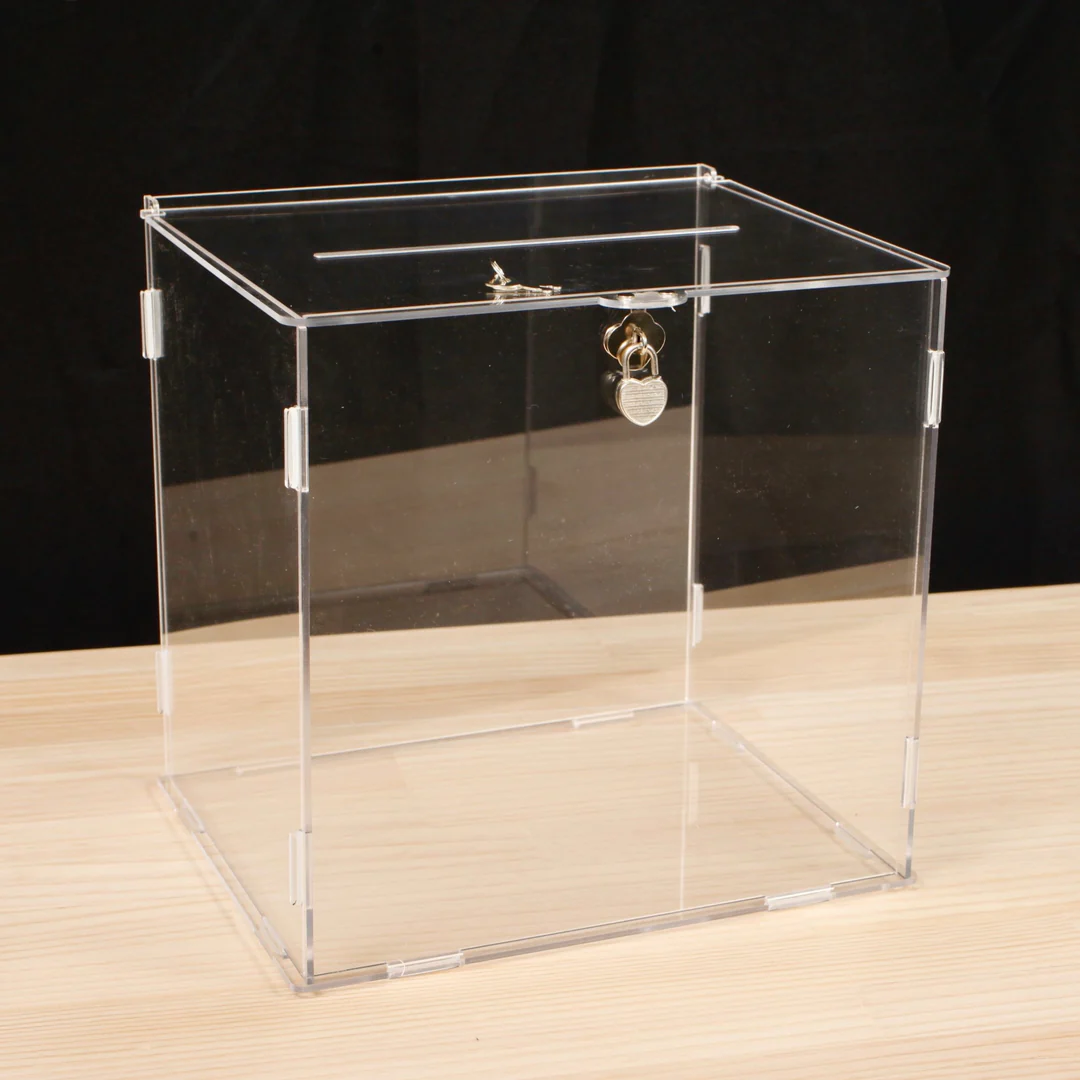 Wishing Well Wedding Card Box - Clear Acrylic - Buy now from Celebration Warehouse