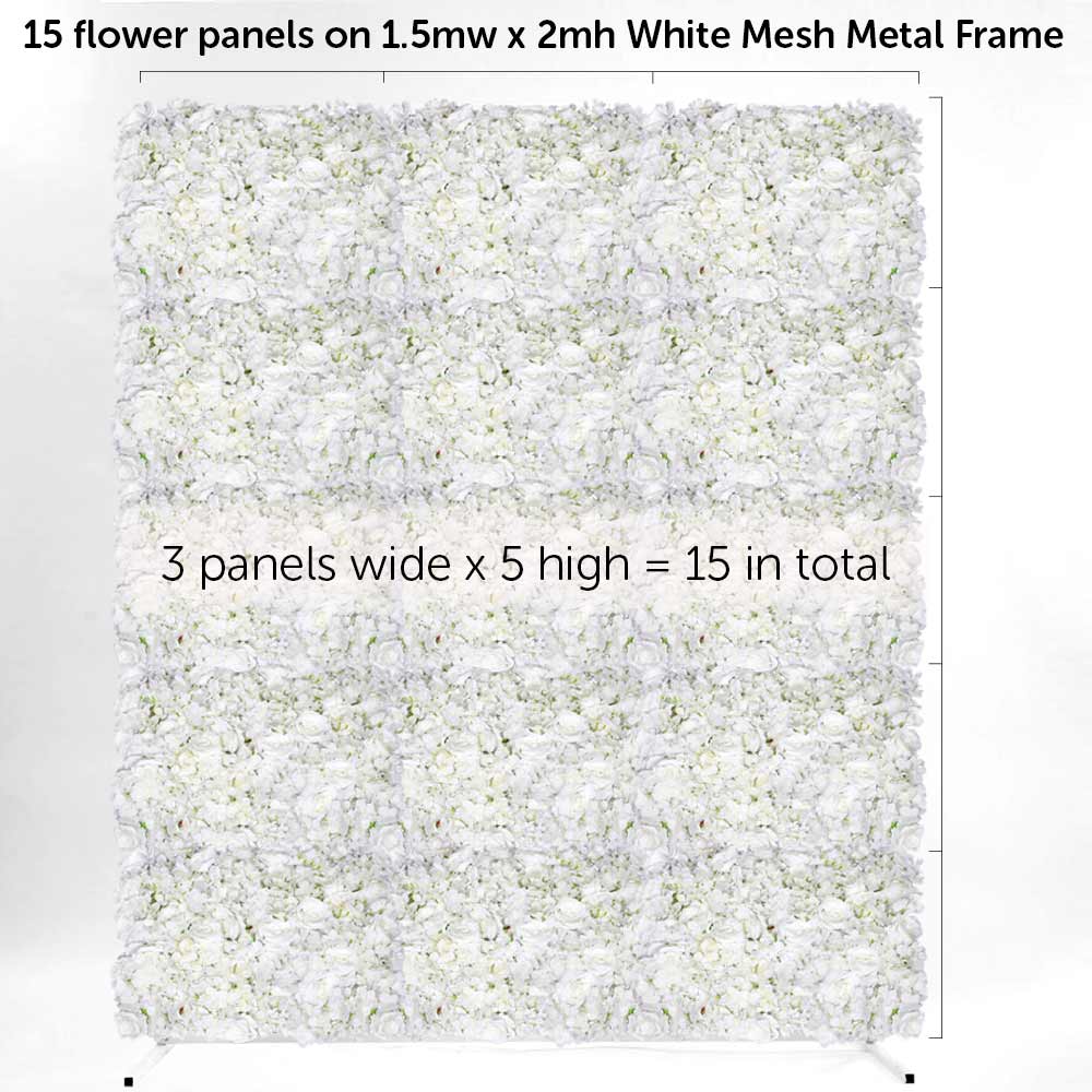 Flower Wall Mesh Stand Frame - Square Edge - GOLD - Buy now from Celebration Warehouse