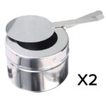 SOGA 4.5L Dual Tray Stainless Steel Chafing Food Warmer Catering Dish - Buy now from Celebration Warehouse