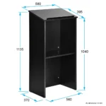 Lecterns - Black Timber - Buy now from Celebration Warehouse