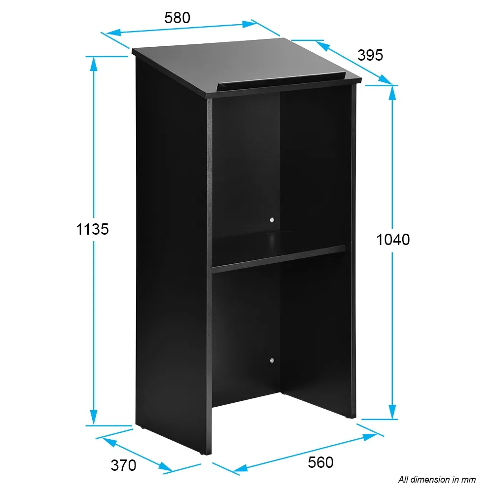 Lecterns - Black Timber - Buy now from Celebration Warehouse